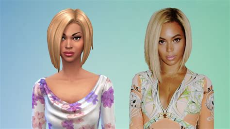 BEYONCE KNOWLES * Best Celebrity Sims of the Sims 4 community - YouTube