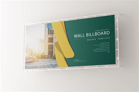 Wall Billboard Mockup - Mockup Free