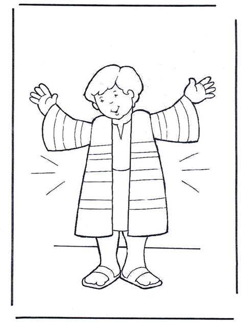 Free Josephs Coat Of Many Colors Coloring Page, Download Free Josephs ...