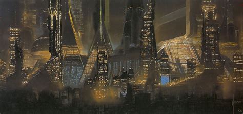 Blade Runner concept art by Syd Mead (x-post /r/scifi) : bladerunner