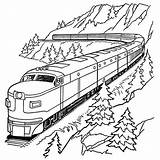 Train With Mountain coloring Page  Download Print Or Color Online For sketch template