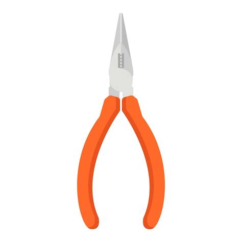 Premium Vector | Needle nose pliers cartoon vector illustration isolated object