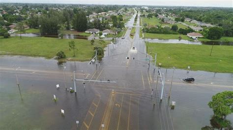 Drone video captures flooding in Cape Coral, Florida Video - ABC News