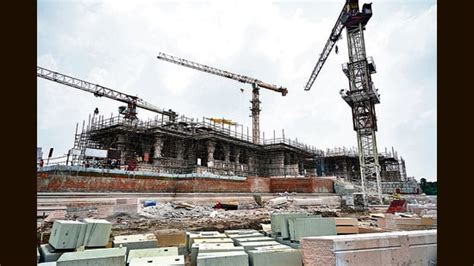 Ram temple work in full swing, completion nears | Latest News India ...