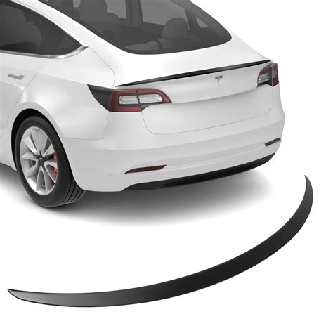 BASENOR 2016-2023 Tesla Model 3 Performance Spoiler Original Trunk Wing ...