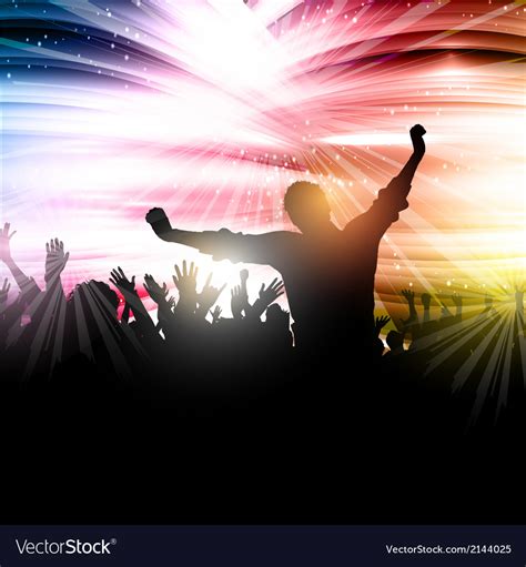 Party crowd background Royalty Free Vector Image