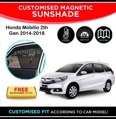 Honda mobilio magnetic shades (6 pieces set) , Car Accessories, Accessories on Carousell