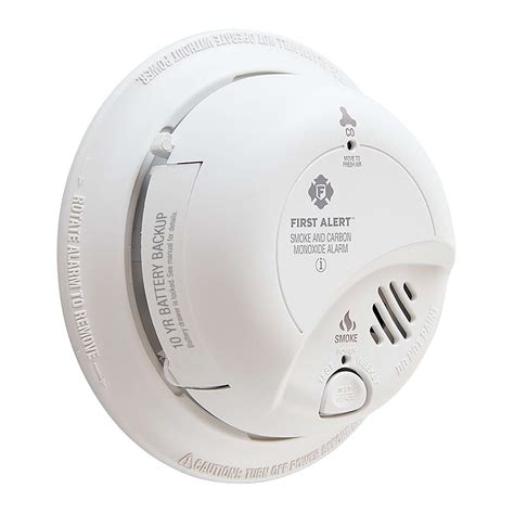 BRK First Alert SC9120LBL Hardwire Ionization Smoke and Carbon Monoxide Alarm with 10 Year ...