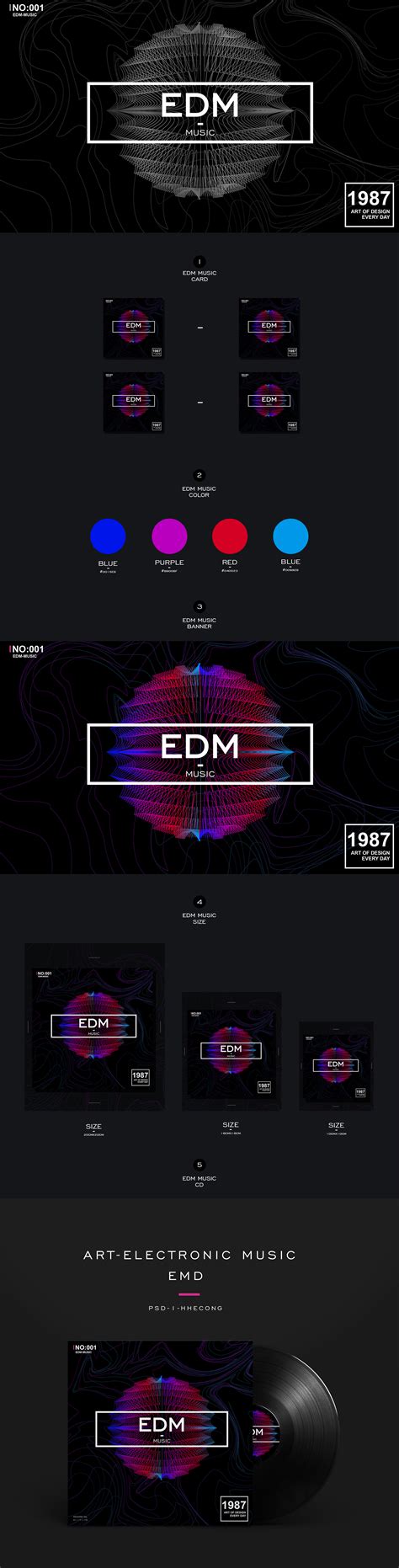 EDM-Music on Behance