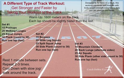 A Different Type of Track Workout to get you Stronger & Faster