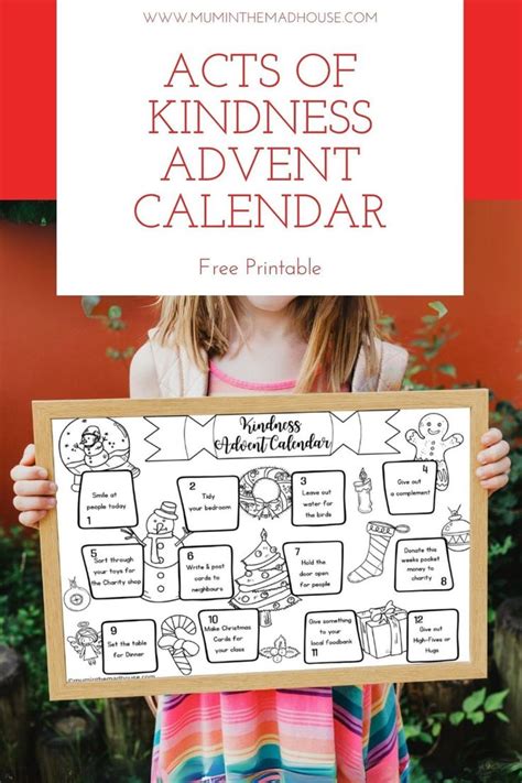 Take back the meaning of advent with this Kindness advent calendar to share random acts of ...