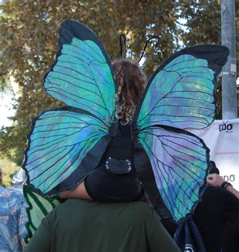 Stunning Blue Morpho Butterfly Wings Adult or Children, Blue Butterfly ...