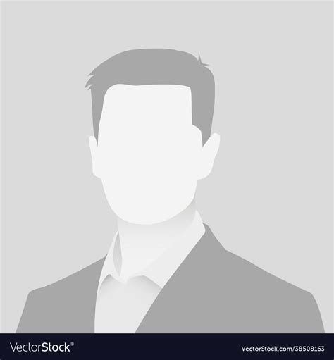 Default avatar photo placeholder icon grey Vector Image
