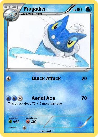 Pokémon Frogadier 54 54 - Quick Attack - My Pokemon Card