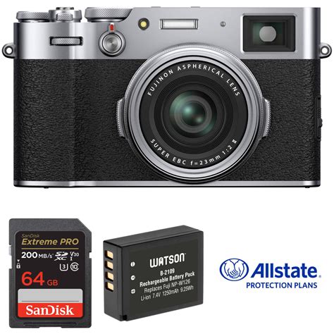 FUJIFILM FUJIFILM X100V Digital Camera Deluxe Kit (Silver) B&H