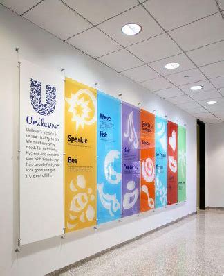 Colorful Office Wall Banners