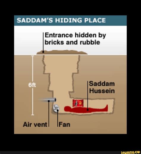 Saddam Hussein's Hiding Spot: An Insightful Explanation