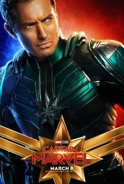 Captain Marvel Character Posters Reveal Brie Larson, Goose, and More ...