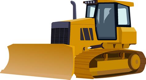 Bulldozer Clipart Simple All Bulldozer Clip Art Are Png Format And | Images and Photos finder