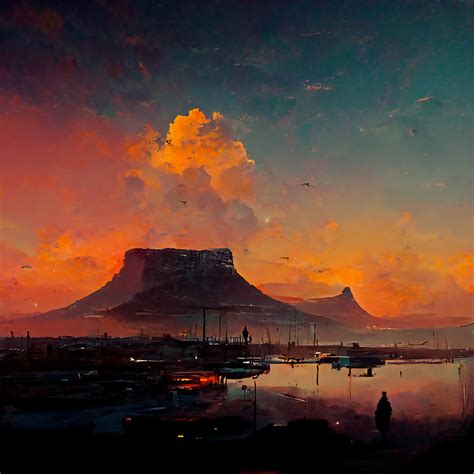 Sunset at Cape Town on Behance