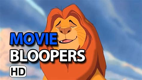 The Lion King 3D (1994) Bloopers Outtakes Gag Reel - YouTube