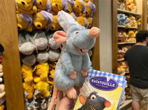 PHOTOS: NEW “Ratatouille” Chef Remy Shoulder Plush Arrives at Disneyland Resort - Disneyland ...