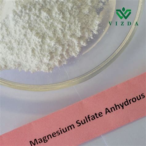 China Magnesium Sulfate Anhydrous Fertilizer Manufacturers Suppliers Factory - Top Quality