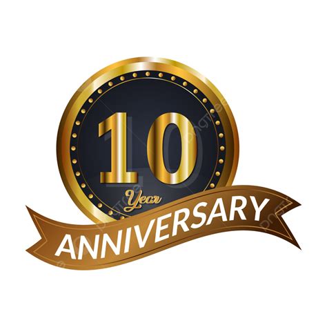 10th Anniversary Logo Vector Hd PNG Images, 10th Anniversary Badge Logo ...