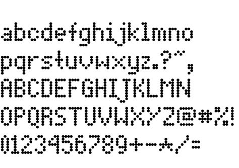 Square dots font free download 647 truetype .ttf opentype .otf files