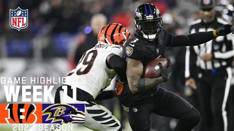 Cincinnati Bengals vs. Baltimore Ravens | 2023 Week 11 Game Highlights ...