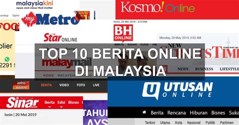 Senarai Top 10 Berita / Newspaper Online Di Malaysia 2019 – BOMSTART ...