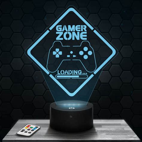 Gamer Zone / Gaming 3D Led Lamp - PictyourLamp