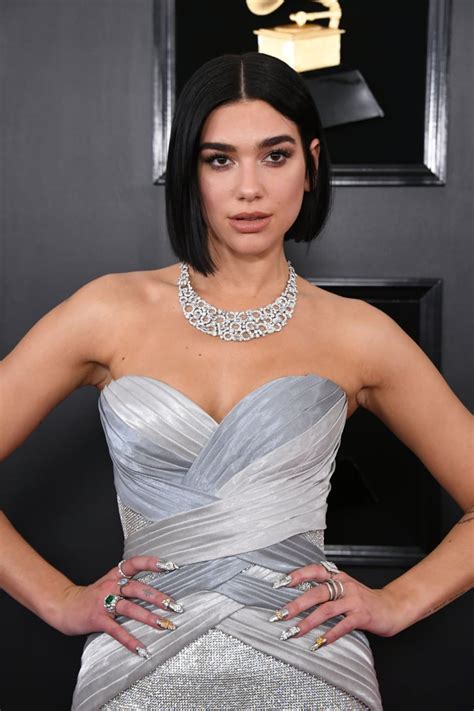 Dua Lipa at Grammy Awards | Celebrity Nails From Award Shows 2019 | POPSUGAR Beauty Photo 11