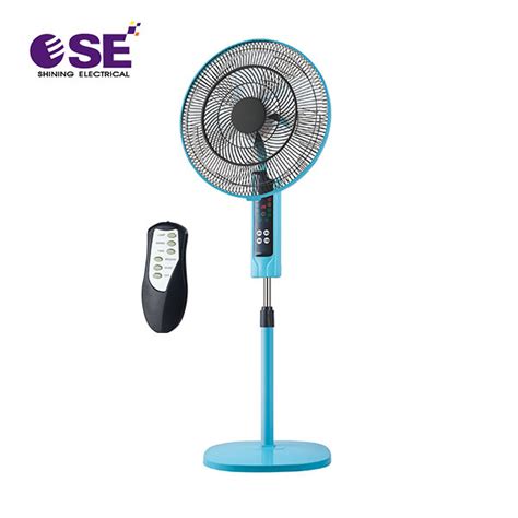 Simple and Fresh Color Matching 16" Stand Fan with Remote Control - 16 Inch and PP Blade price