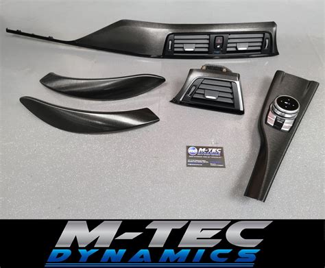 BMW F32 COUPE LCI INTERIOR TRIM SET - BLACK BRUSHED ALUMINIUM STEEL VI ...