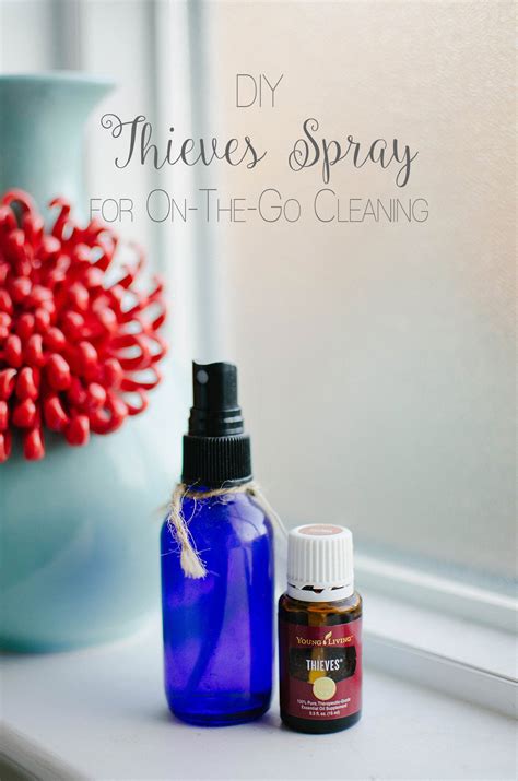 DIY Thieves Spray for On-The-Go, All-Natural Cleaning - still being [Molly]