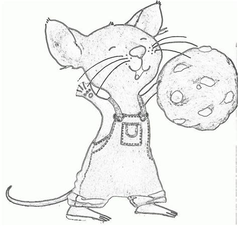 If You Give A Mouse A Cookie Coloring Pages | Pumpkin coloring pages, Coloring pages ...