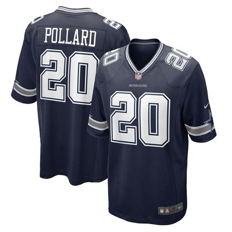 Men's Nike Tony Pollard Navy Dallas Cowboys Game Player Jersey - Touch ...