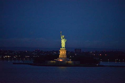 Royalty Free Statue Of Liberty At Night Pictures, Images and Stock ...