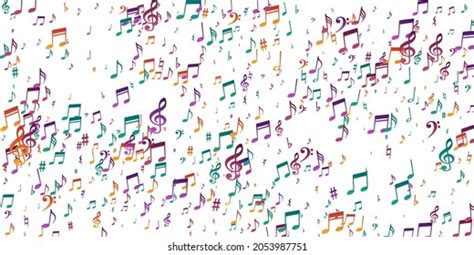 Music Notes Flying Vector Backdrop Symphony Stock Vector (Royalty Free) 2279648235 | Shutterstock