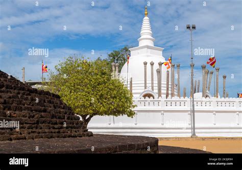 Thuparamaya temple landscape view. Thuparamaya stupa was the first ...