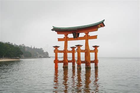 Floating Great Torii Gate, Itsukushima, Hiroshima Stock Image - Image of island, great: 148763879