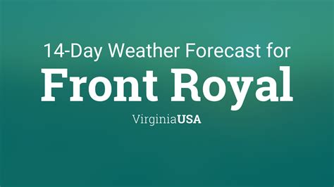 Front Royal, Virginia, USA 14 day weather forecast