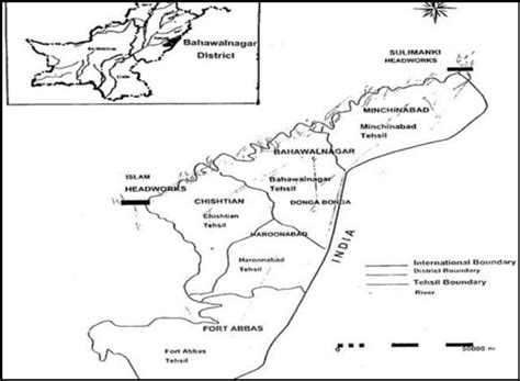 Map of district Bahawalnagar (Source:... | Download Scientific Diagram