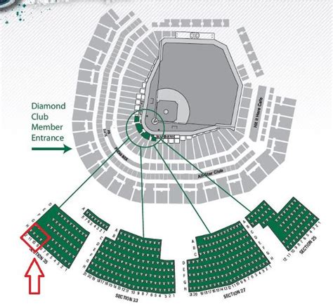 Mariners Seating Chart Diamond Club | Bruin Blog