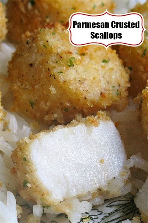 Broiled Scallops with Parmesan Crust! A favorite healthy recipe from ...