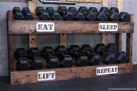 Diy Dumbbell Storage Rack | Dandk Organizer