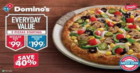 Domino's pizza working coupon upto 50% off + Cashback Offer - SSTdeals