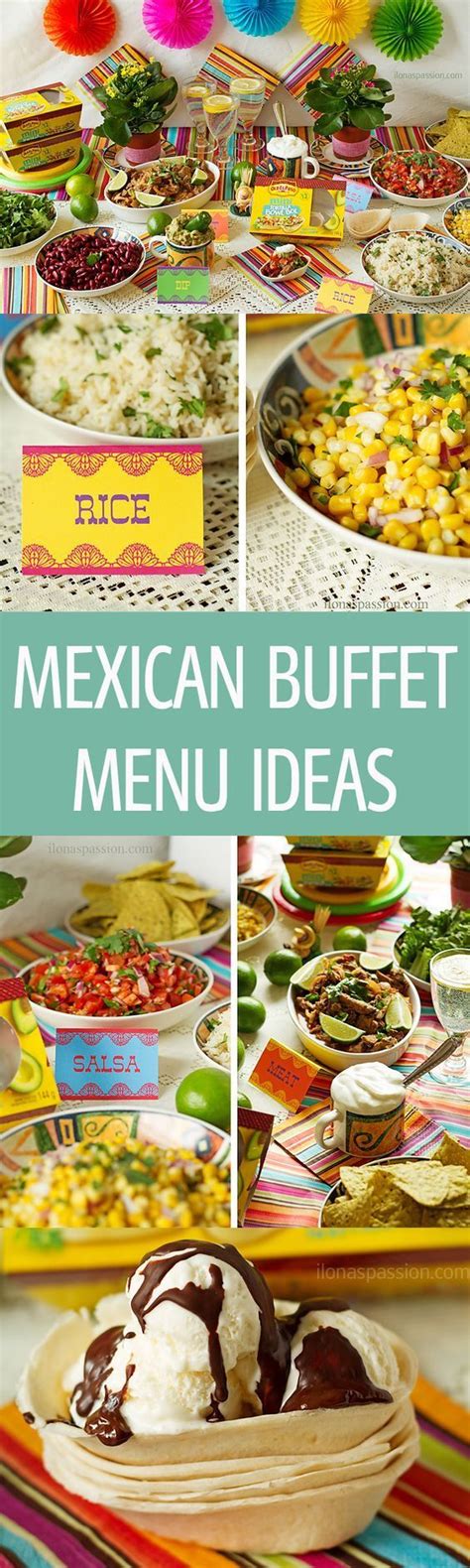 Mexican Buffet Menu Ideas - full Mexican buffet menu ideas with recipes like barbacoa, lime ...