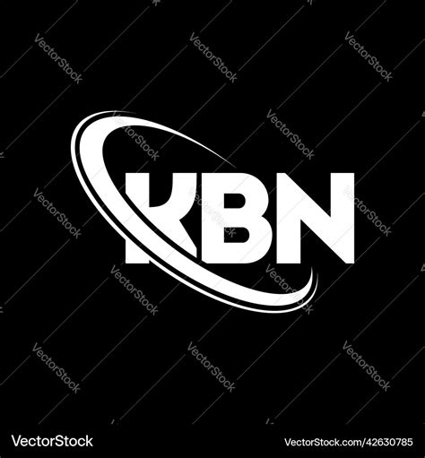 Kbn logo letter design Royalty Free Vector Image